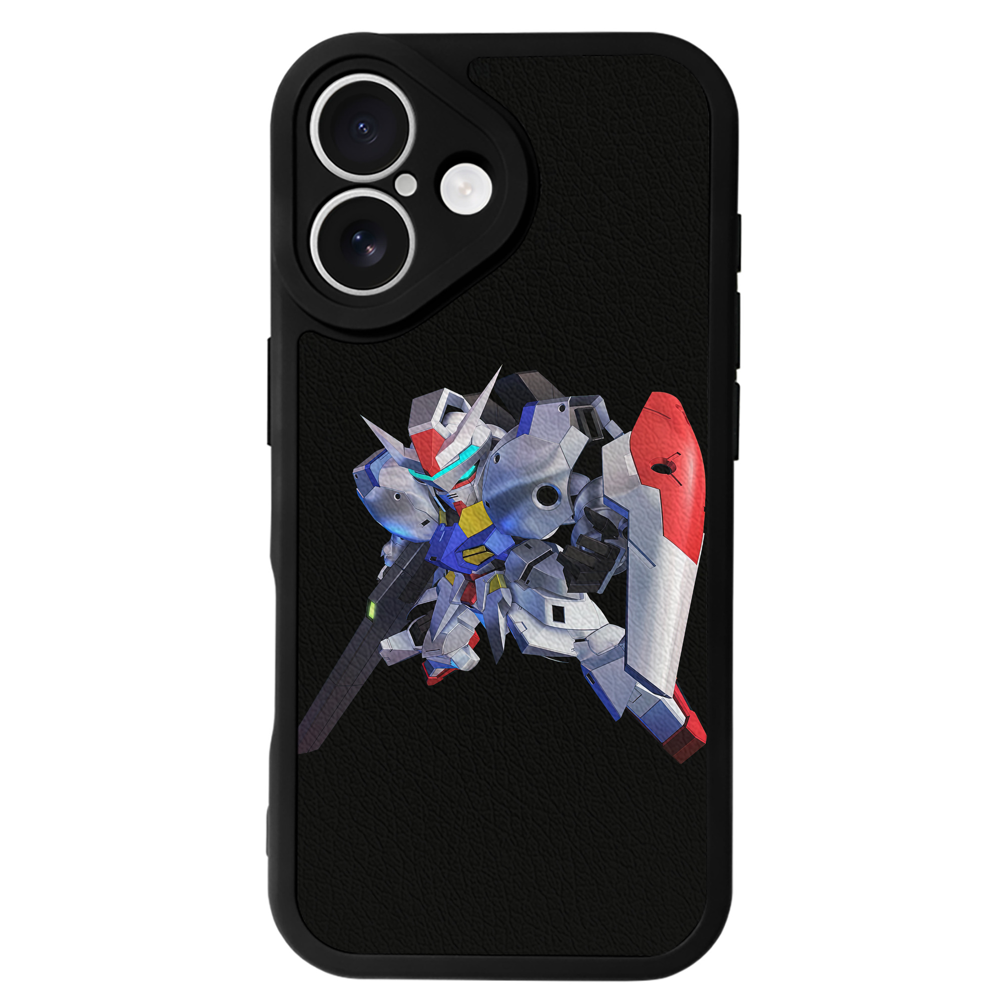 （画像用） 機動戦士ガンダム Mobile Suit Gundam 【iPhone 16シリーズ対応】シリコンスマホケース（レザー調） 材質：シリコン